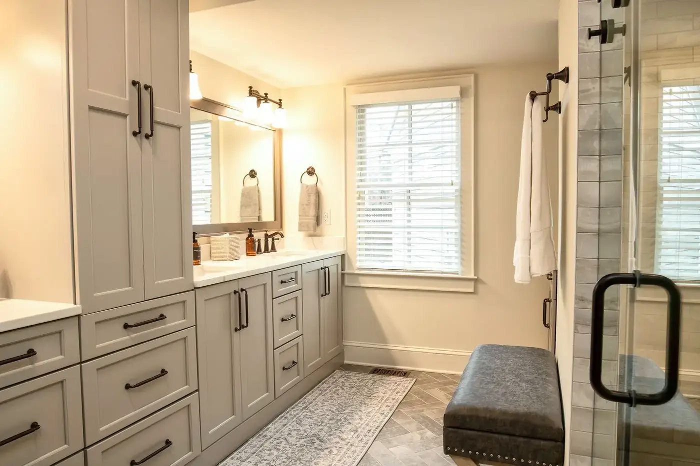 Bathroom remodel by Greenville Kitchen & Bath