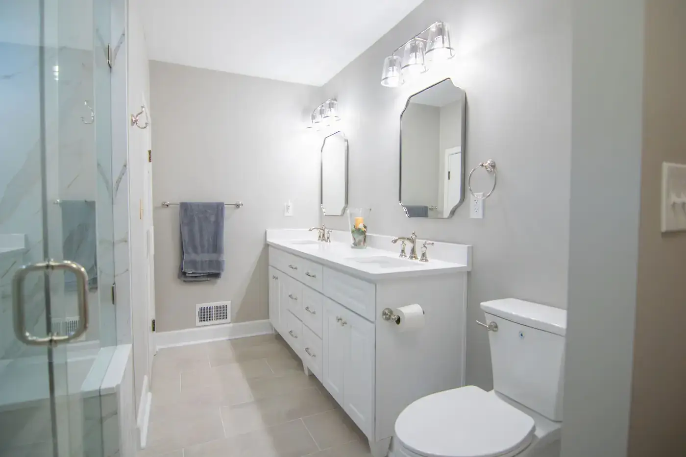 Bathroom remodel by Greenville Kitchen & Bath