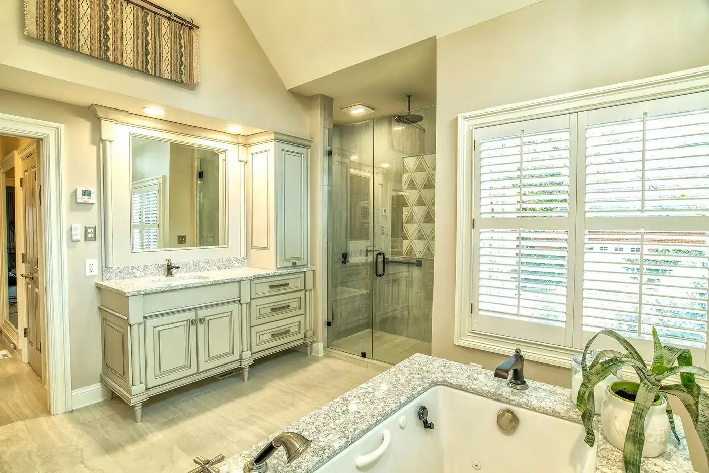 Bathroom remodel by Greenville Kitchen & Bath