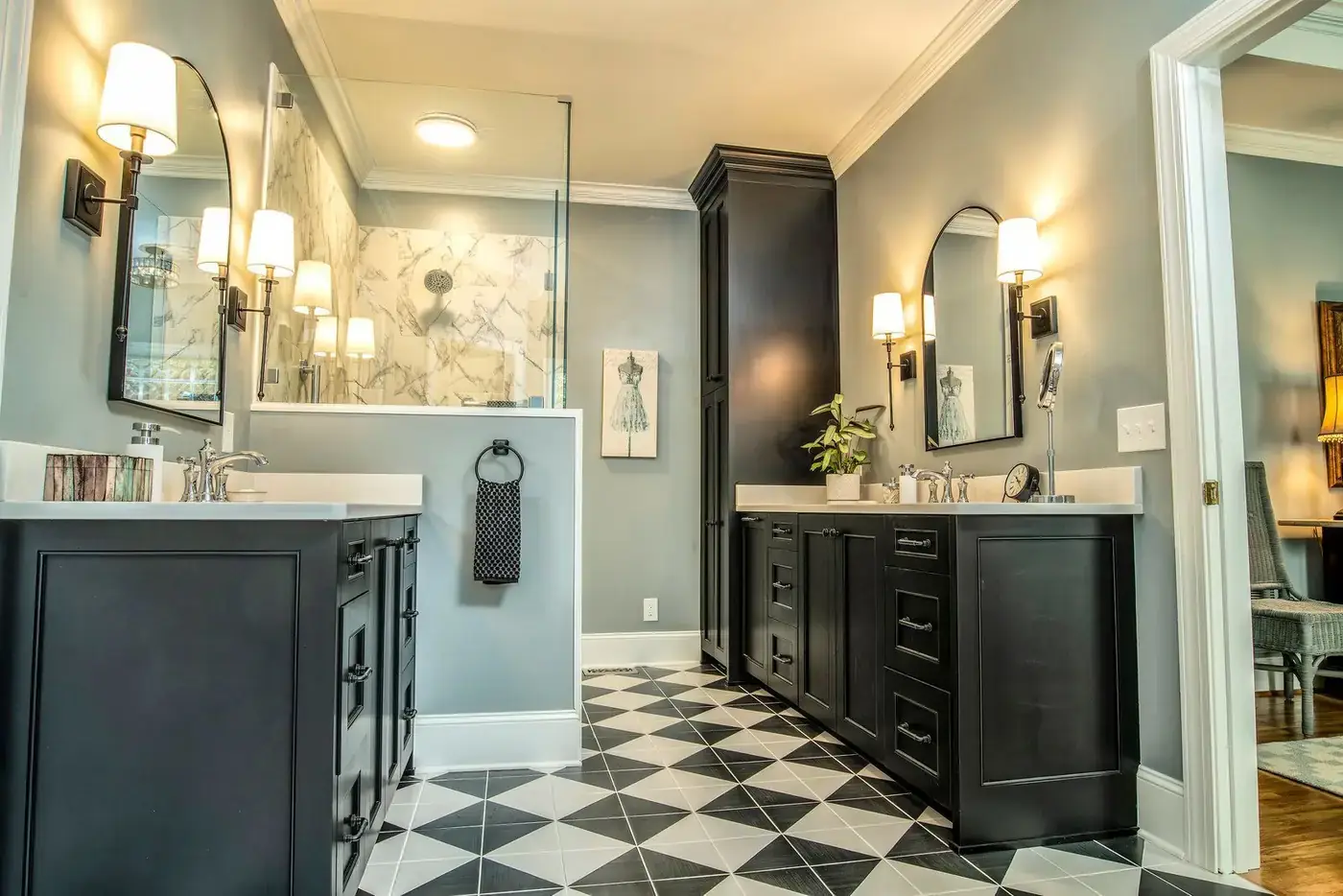 Bathroom remodel by Greenville Kitchen & Bath